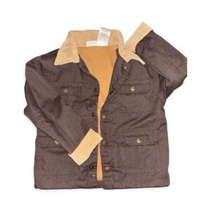 Brown Corduroy-Collar Jacket (Boys, Size 4T)